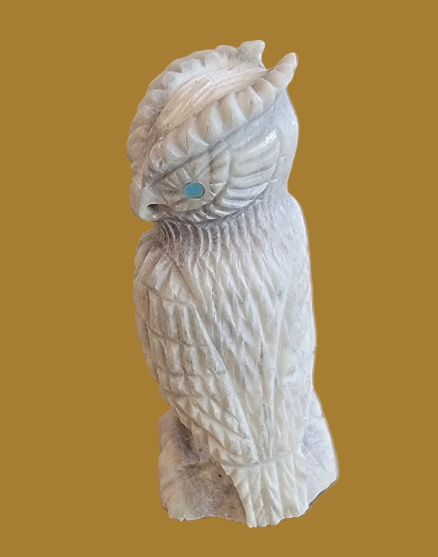 Antler Night Owl Zuni Fetish
