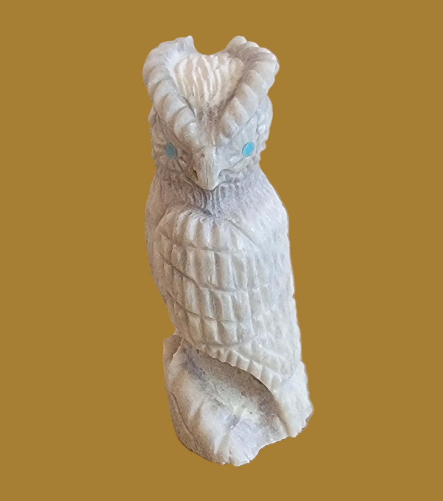 Antler Night Owl Zuni Fetish