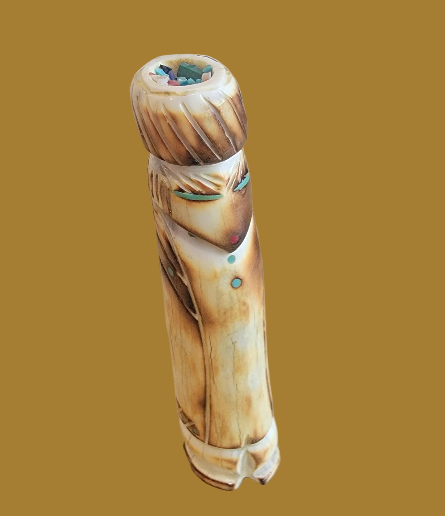 Antler Olla Maiden w/ Papoose Zuni Fetish