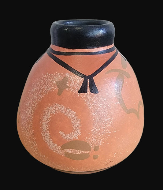 Cochiti/Laguna Rock Art Pueblo Pottery Vase