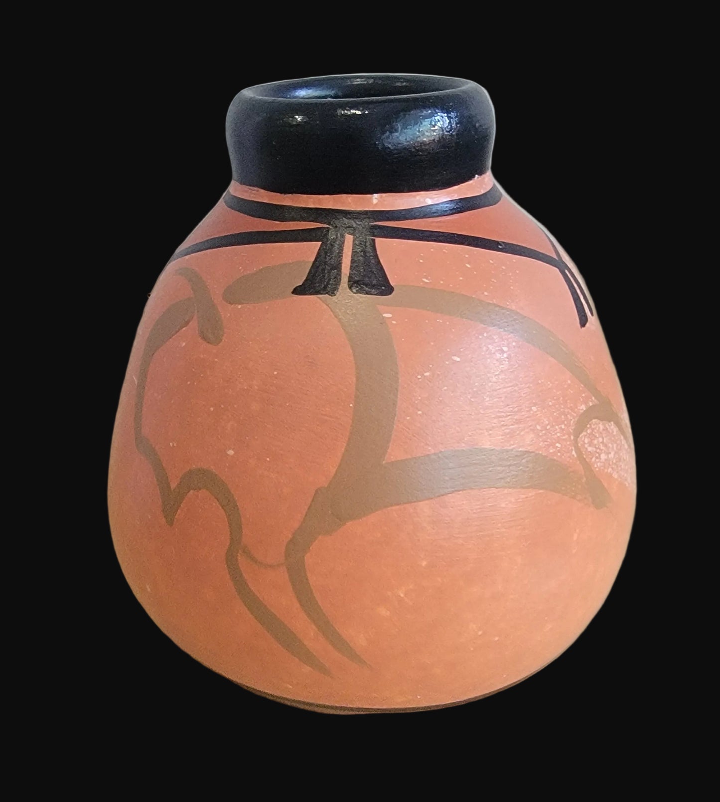 Cochiti/Laguna Rock Art Pueblo Pottery Vase
