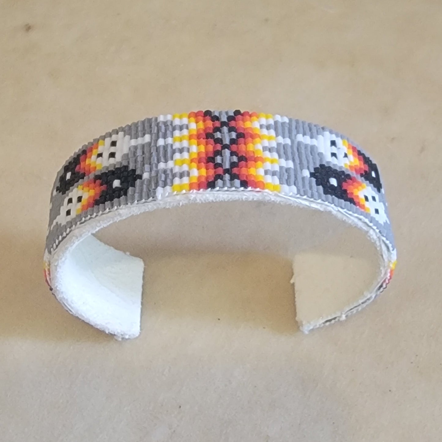 Classy Square Cut Beads Navajo Bracelet Indian Jewelry