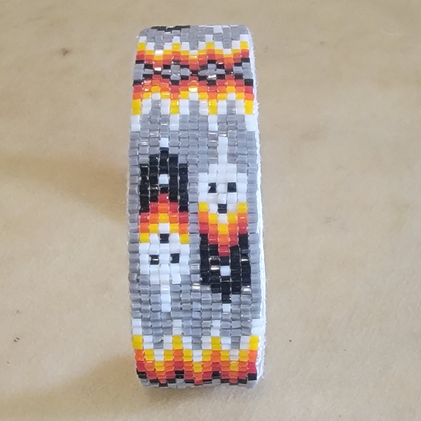 Classy Square Cut Beads Navajo Bracelet Indian Jewelry