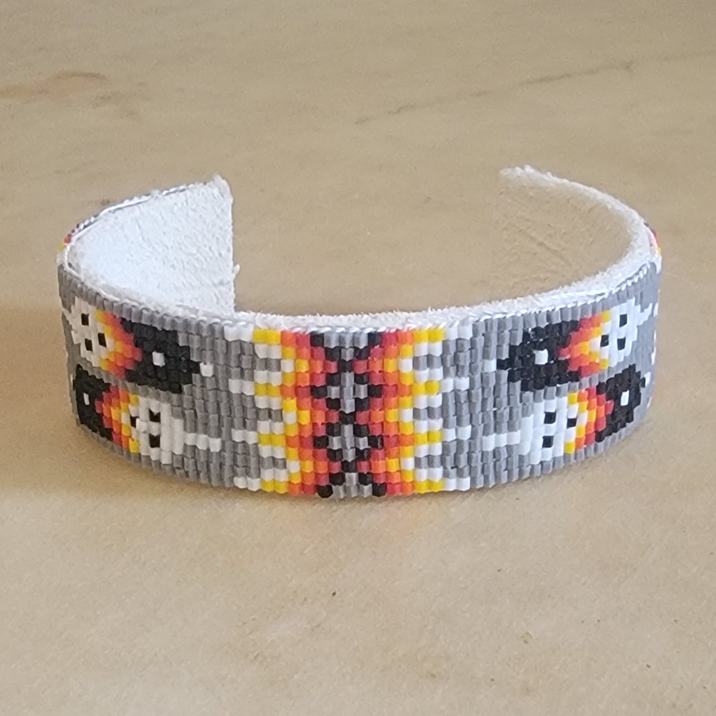 Classy Square Cut Beads Navajo Bracelet Indian Jewelry