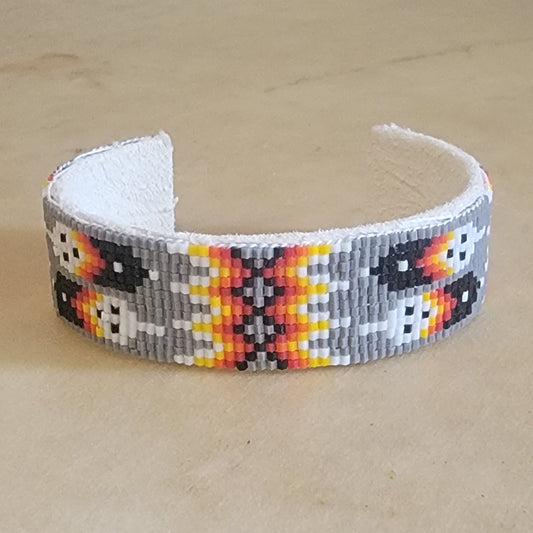 Classy Square Cut Beads Navajo Bracelet Indian Jewelry