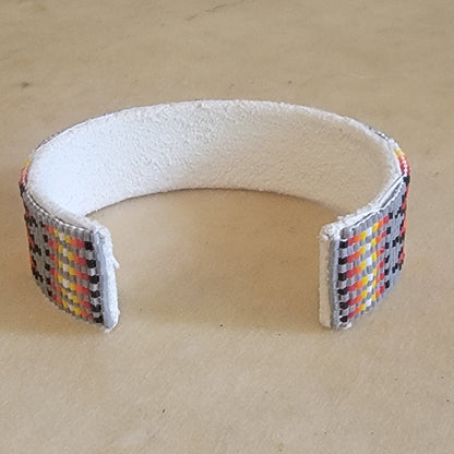 Classy Square Cut Beads Navajo Bracelet Indian Jewelry