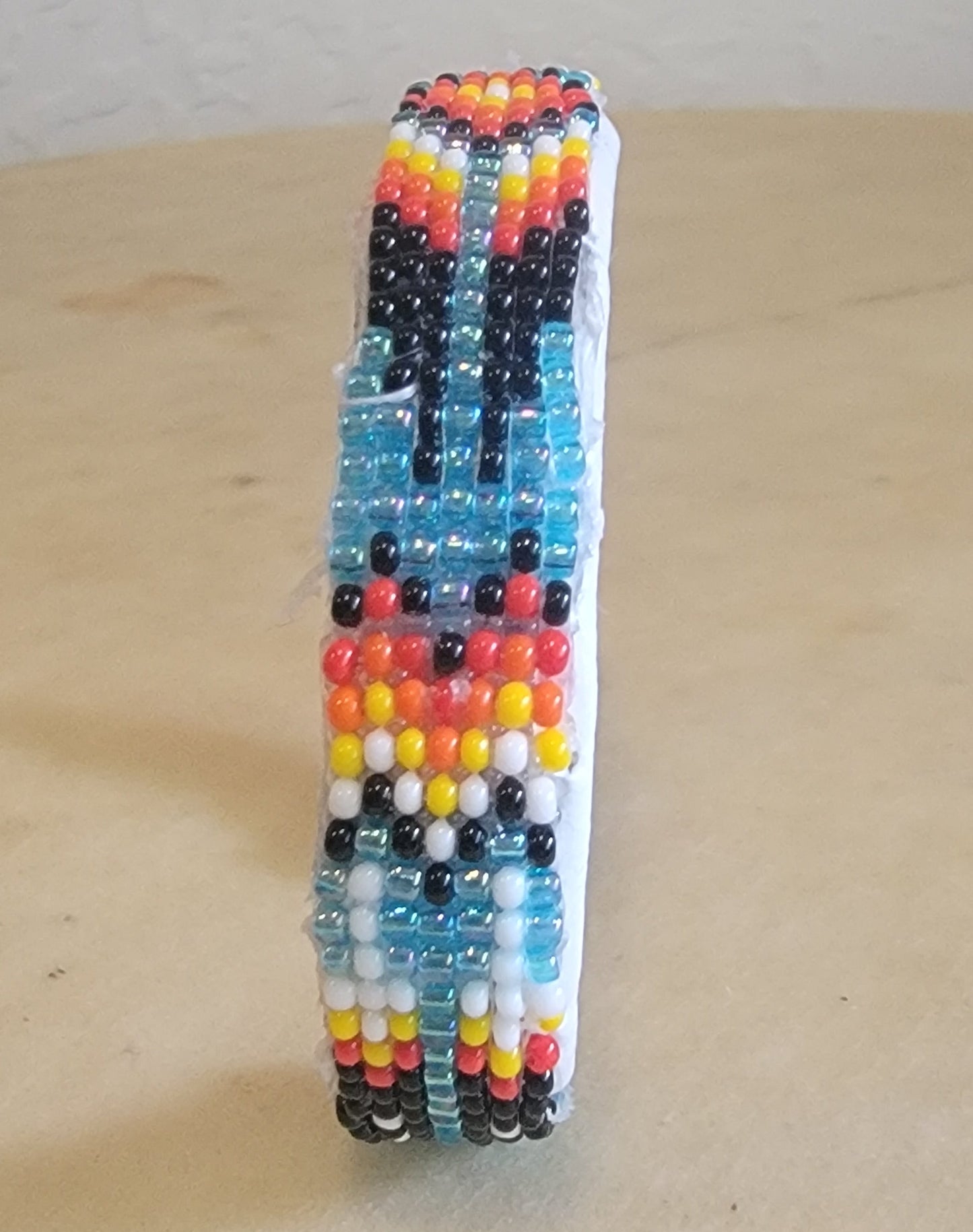 Fully Beaded Navajo Bracelet Indian Jewelry