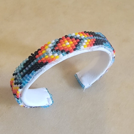 Fully Beaded Navajo Bracelet Indian Jewelry