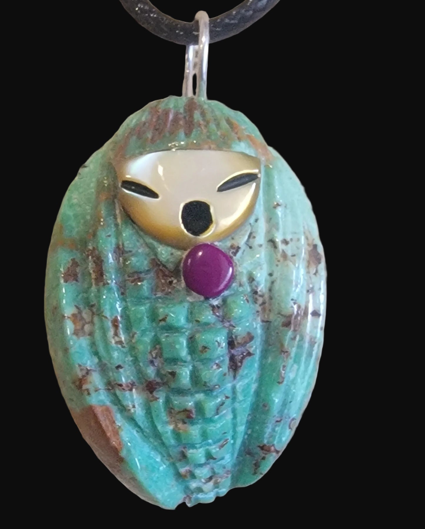 Campo Frio Zuni Corn Maiden Fetish Pendant