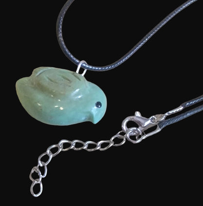 Campo Frio Turquoise Messenger Bird Zuni Fetish Pendant
