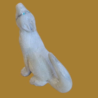 Picasso Marble Navajo Howling Coyote Zuni Fetish