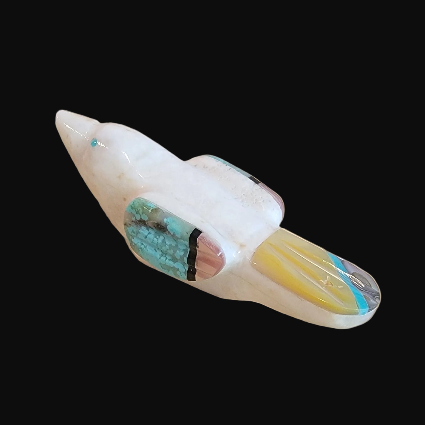 Pretty Inlaid Spring Songbird/Messenger Zuni Fetish