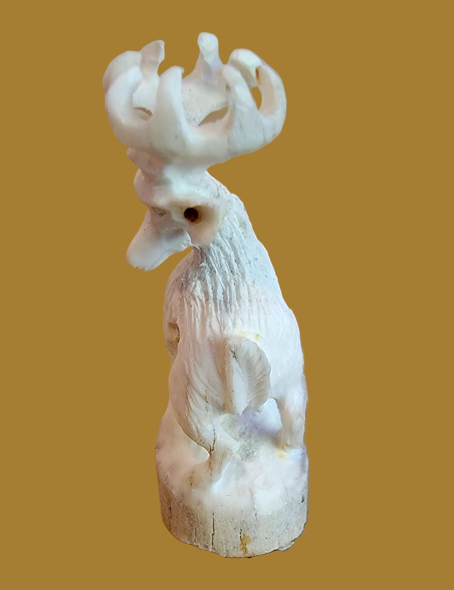 Antler Elk w/Fancy Rack Zuni Fetish