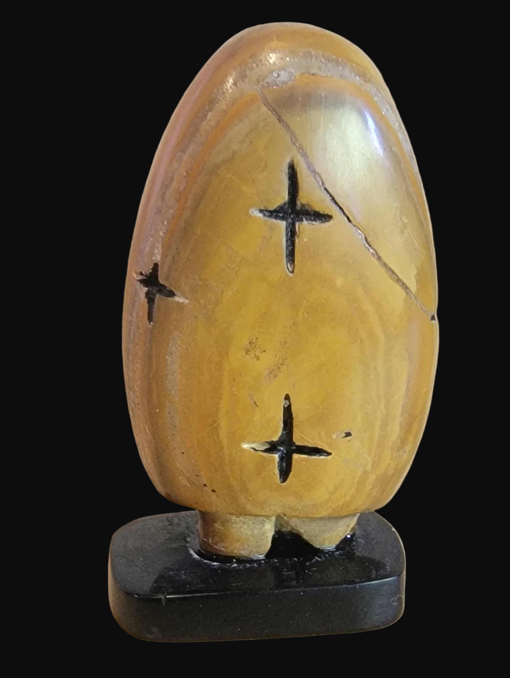 Picture Stone Jasper w/ Lapis Face Zuni Maiden Zuni Fetish