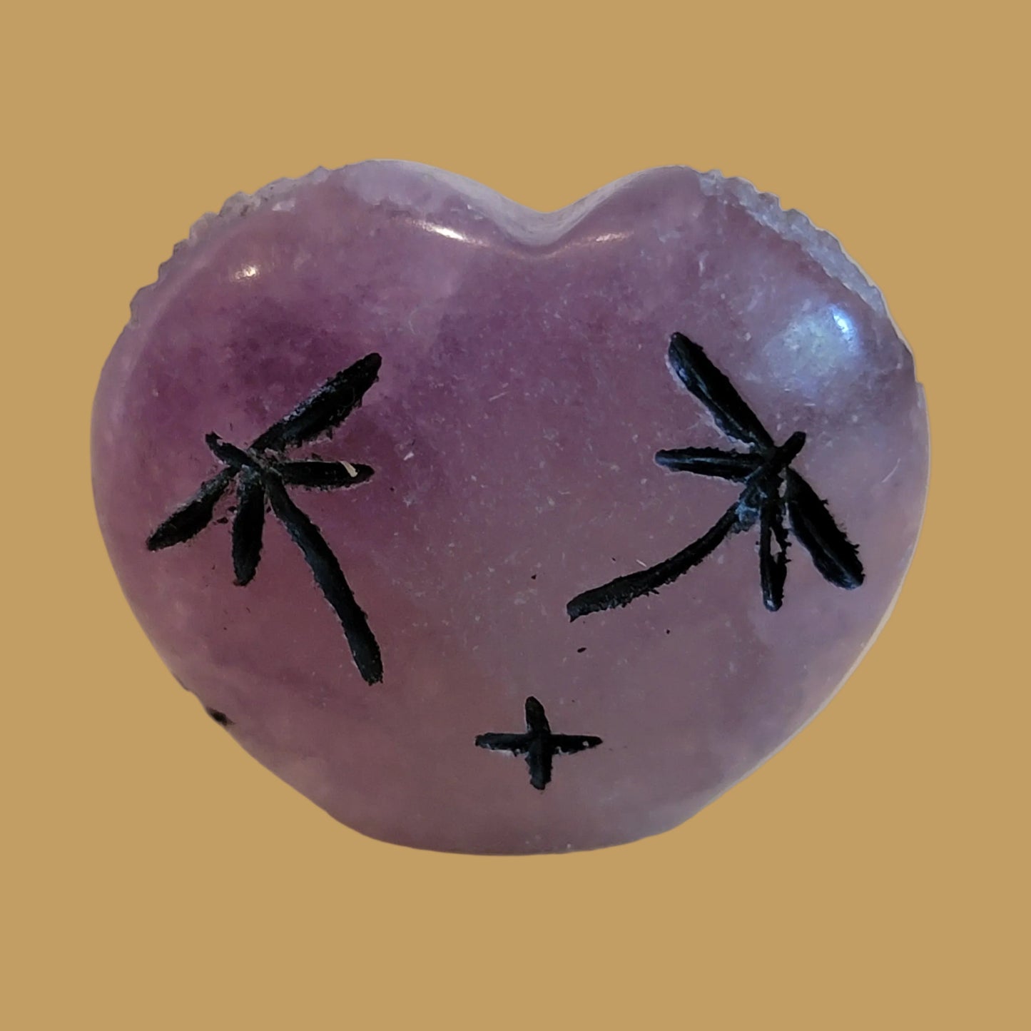 Double Fluorite Heart Shaped Zuni Corn Maidens Zuni Fetish