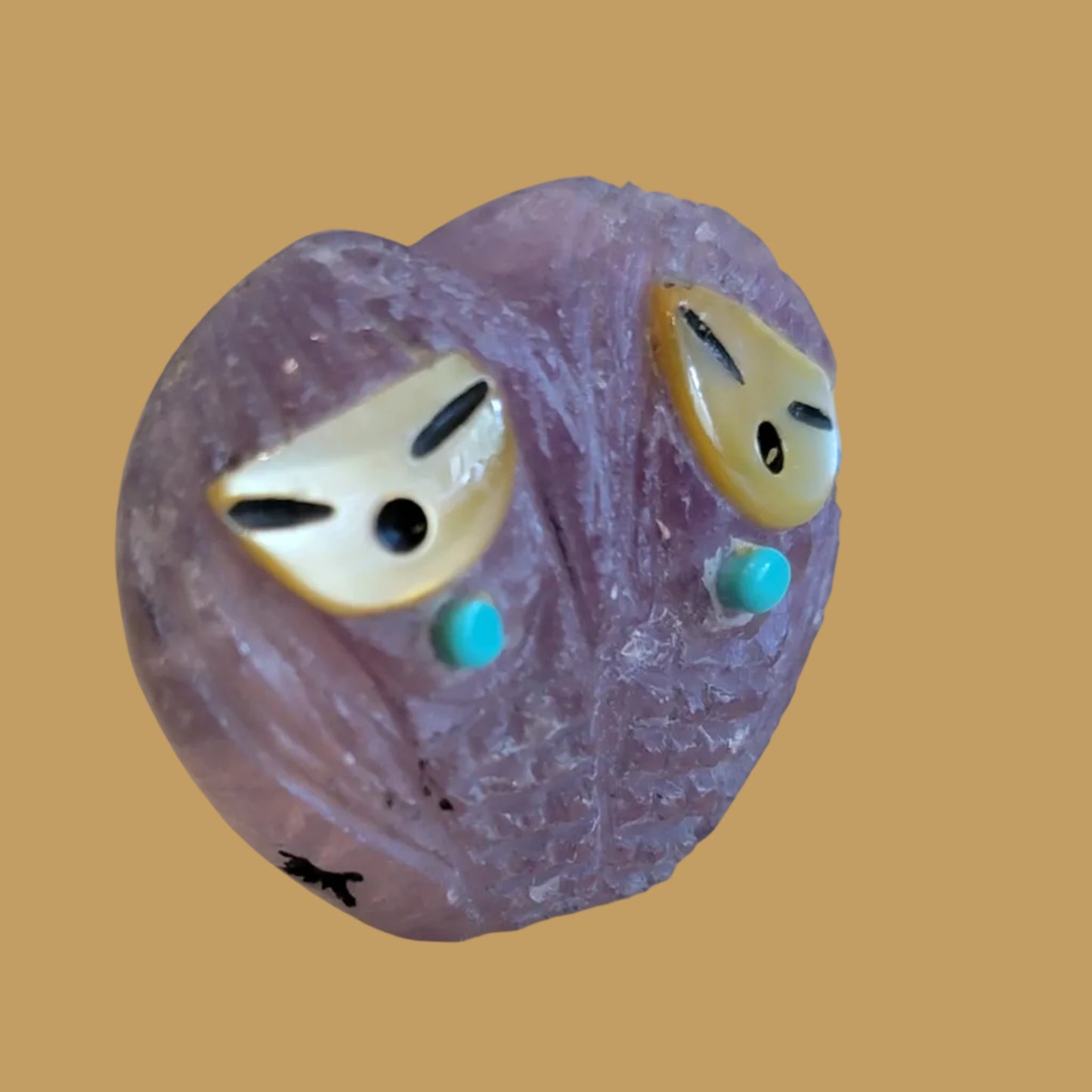 Double Fluorite Heart Shaped Zuni Corn Maidens Zuni Fetish