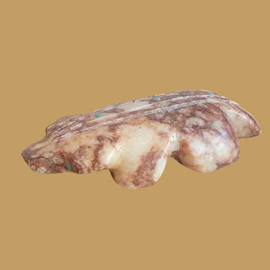 Red Vein Jasper Zuni Fetish Badger Zuni Fetish
