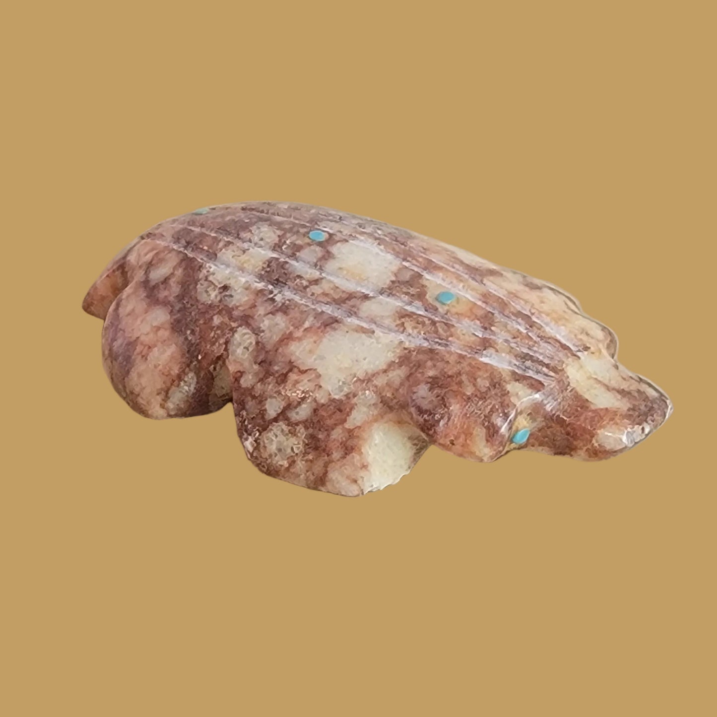 Red Vein Jasper Zuni Fetish Badger Zuni Fetish
