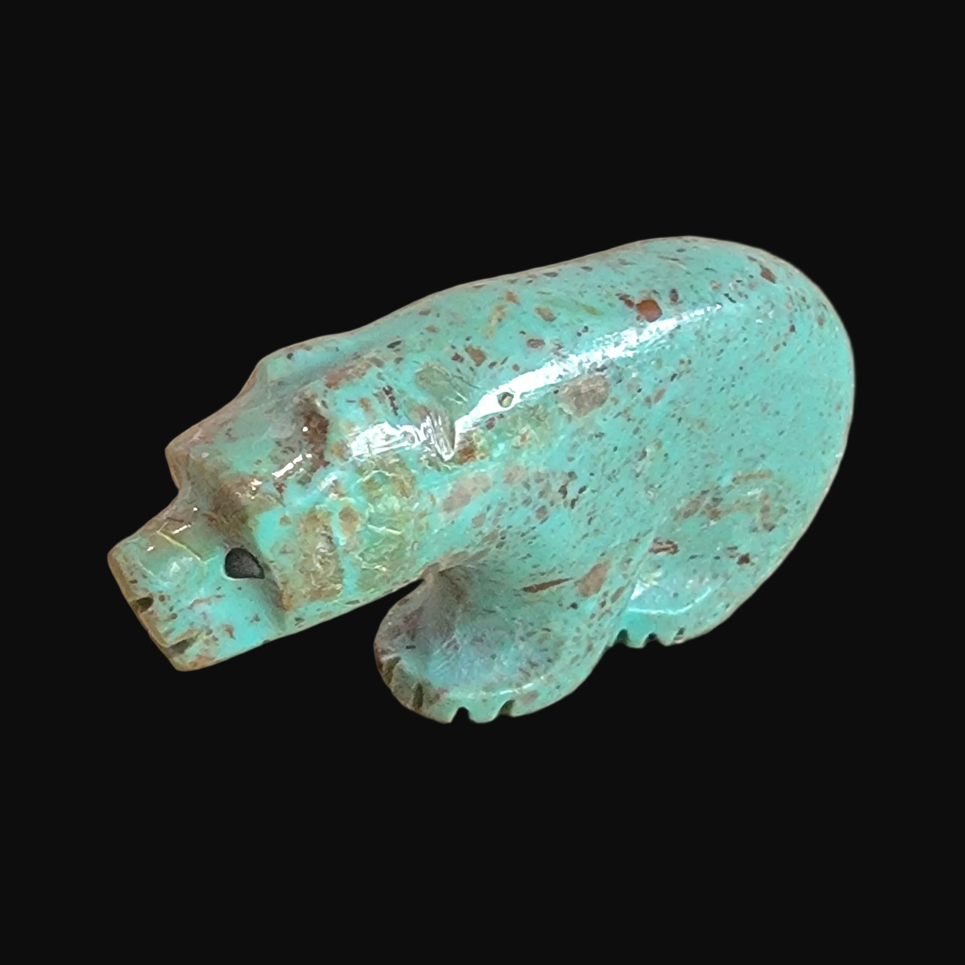 Turquoise Bear/Maiden Zuni Fetish