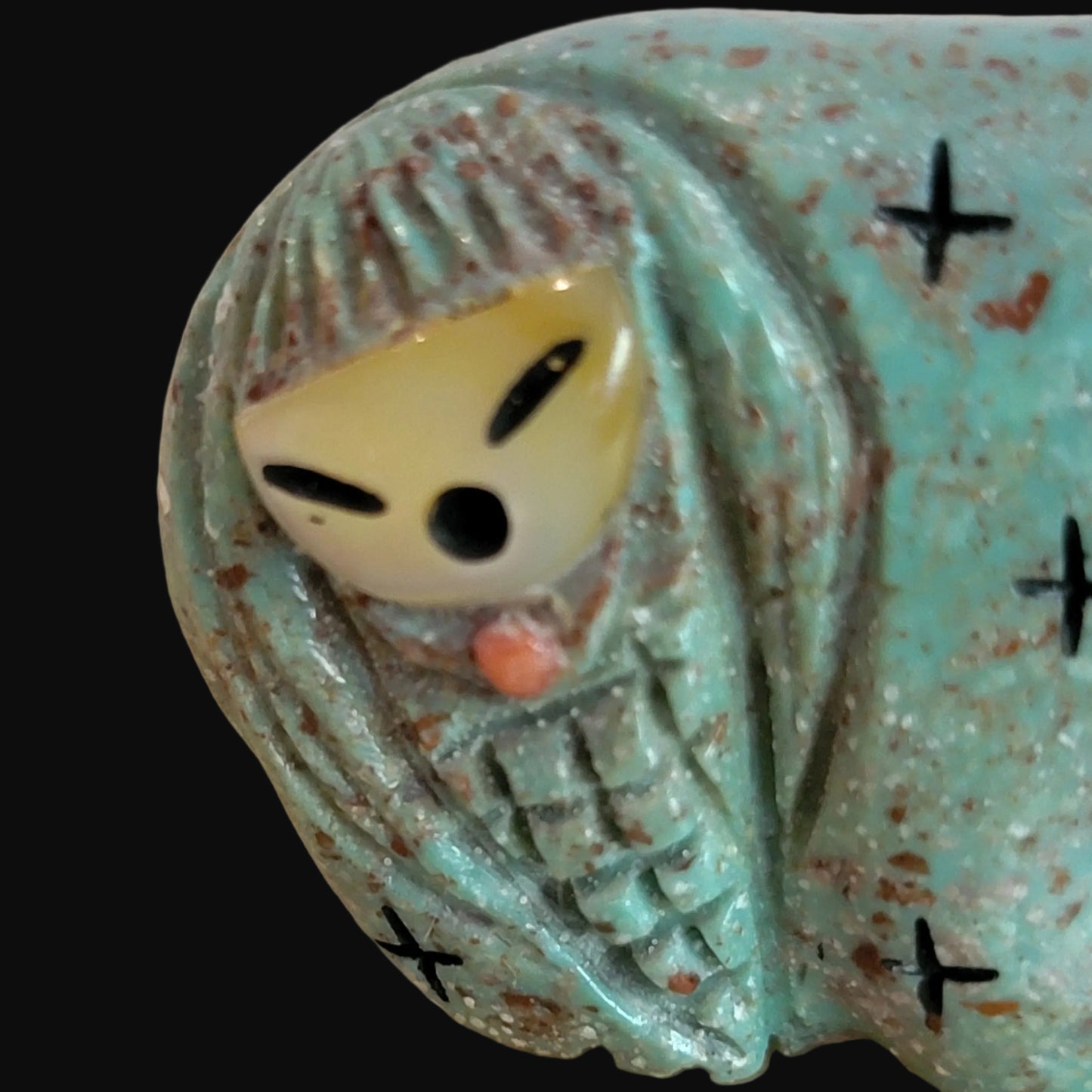 Turquoise Bear/Maiden Zuni Fetish