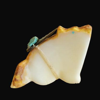 Spiny Oyster Shell Coyote Zuni Fetish