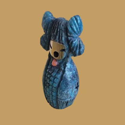 Turquoise Hopi Style Butterfly Corn Maiden Zuni Fetish