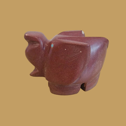 Pipestone Elephant Zuni Fetish