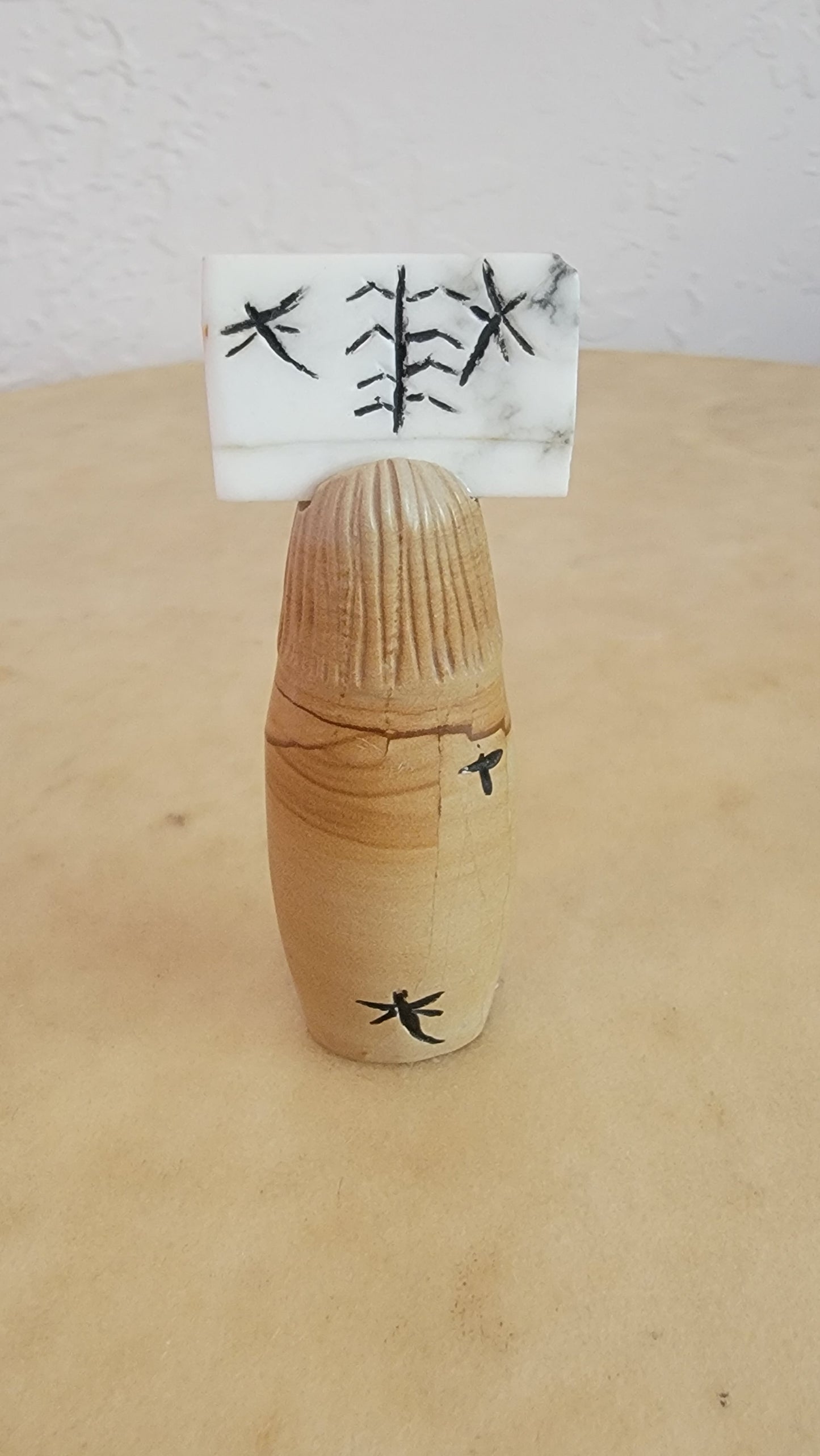 Zuni Picture Stone Maiden w/ Tablita Zuni Fetish