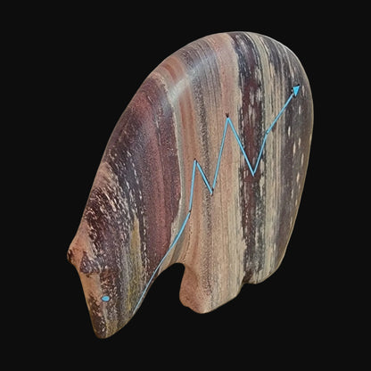 Death Valley Jasper Large Medicine Bear Zuni Fetish