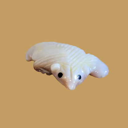 Navajo Shell Furry Badger Zuni Fetish