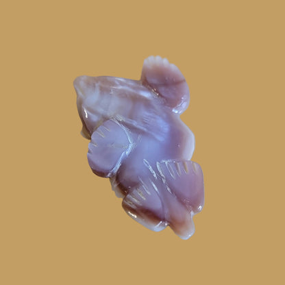 Navajo Shell Furry Badger Zuni Fetish
