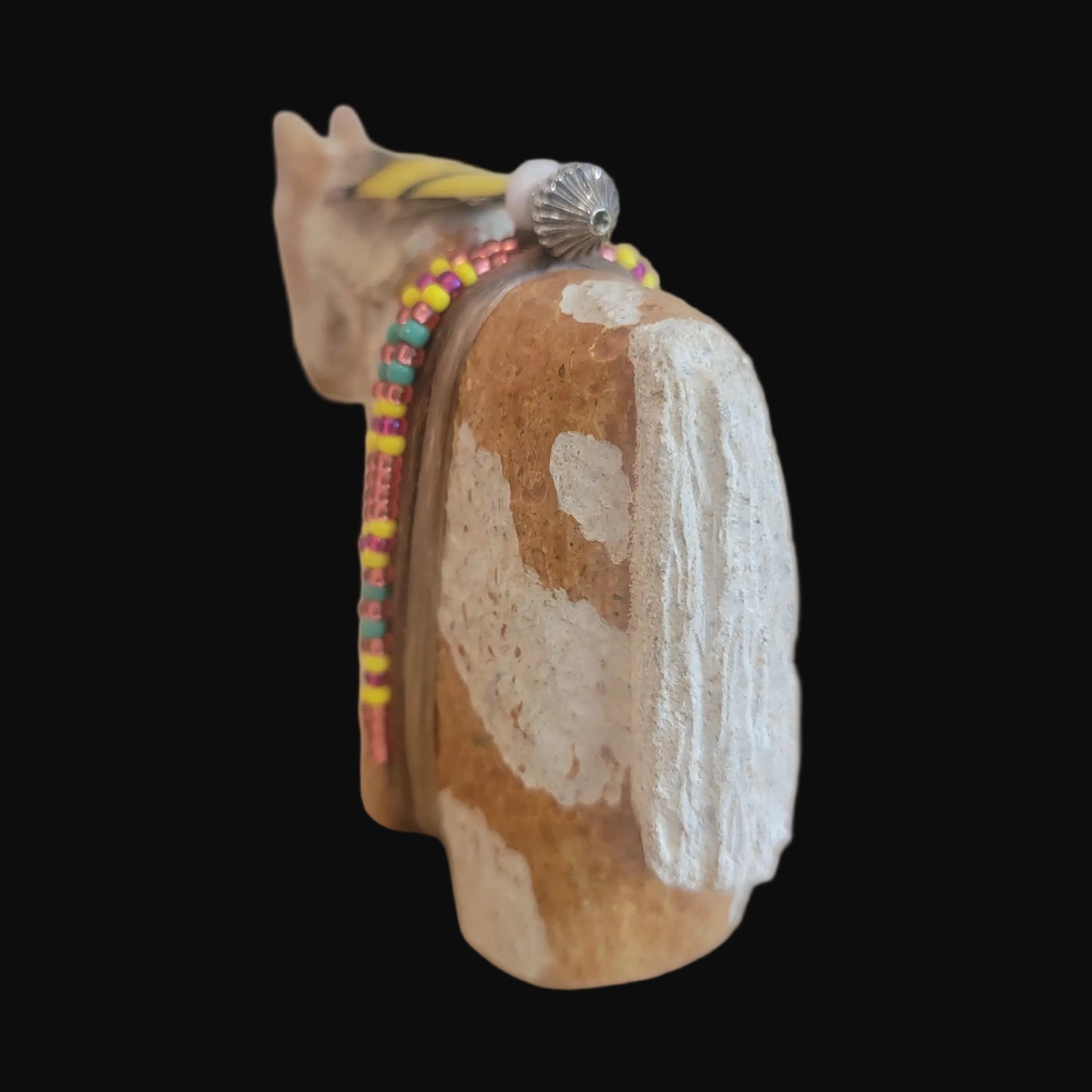 Sandstone Navajo "Paint" Pony/ Horse Zuni Fetish