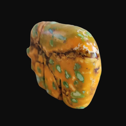 Beautiful and Unique Fruit Jasper Bear Zuni Fetish