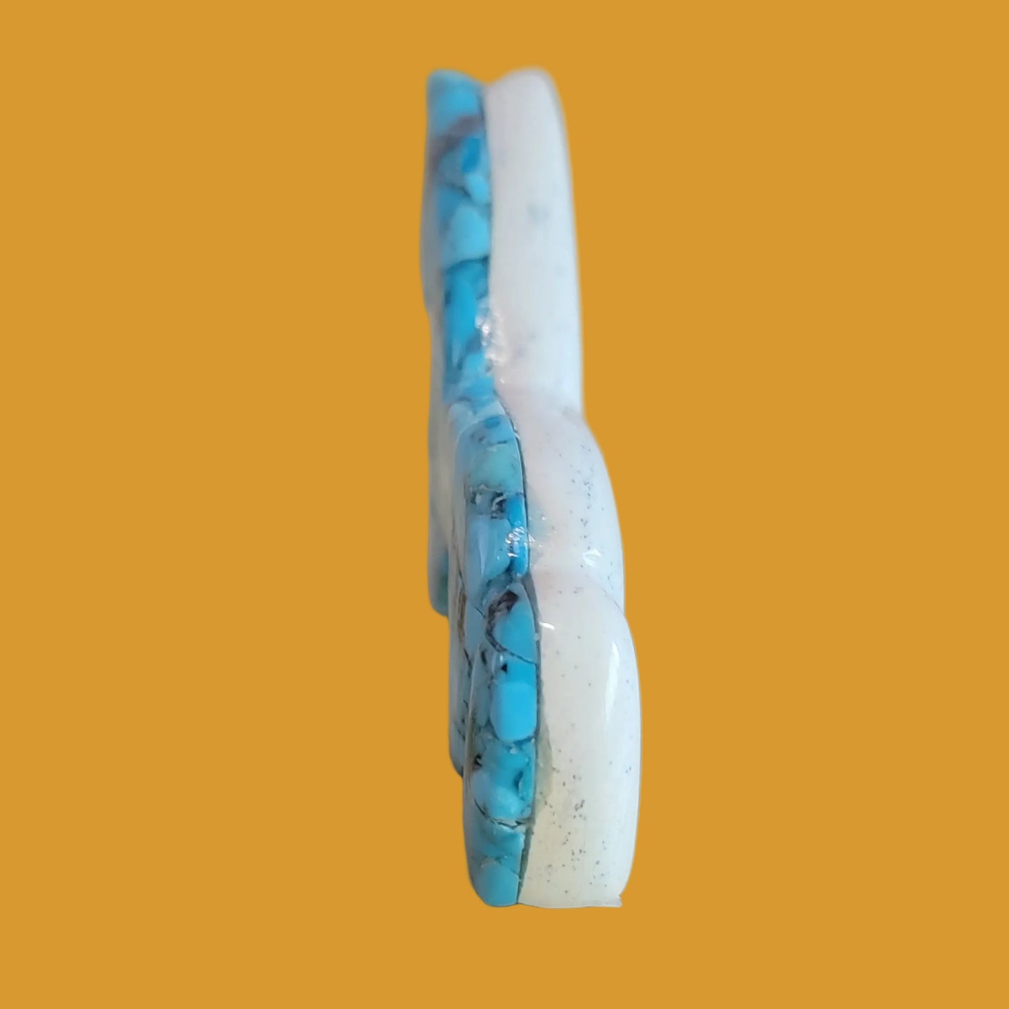 Double Sided Turquoise and Serpentine Zuni Fetish Horse