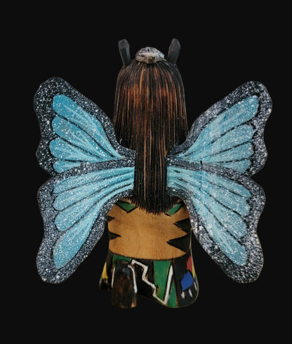 Hopi Carved/Handpainted Cottonwood Root Butterfly Maiden Kachina/Folk Art/ Zuni Fetish