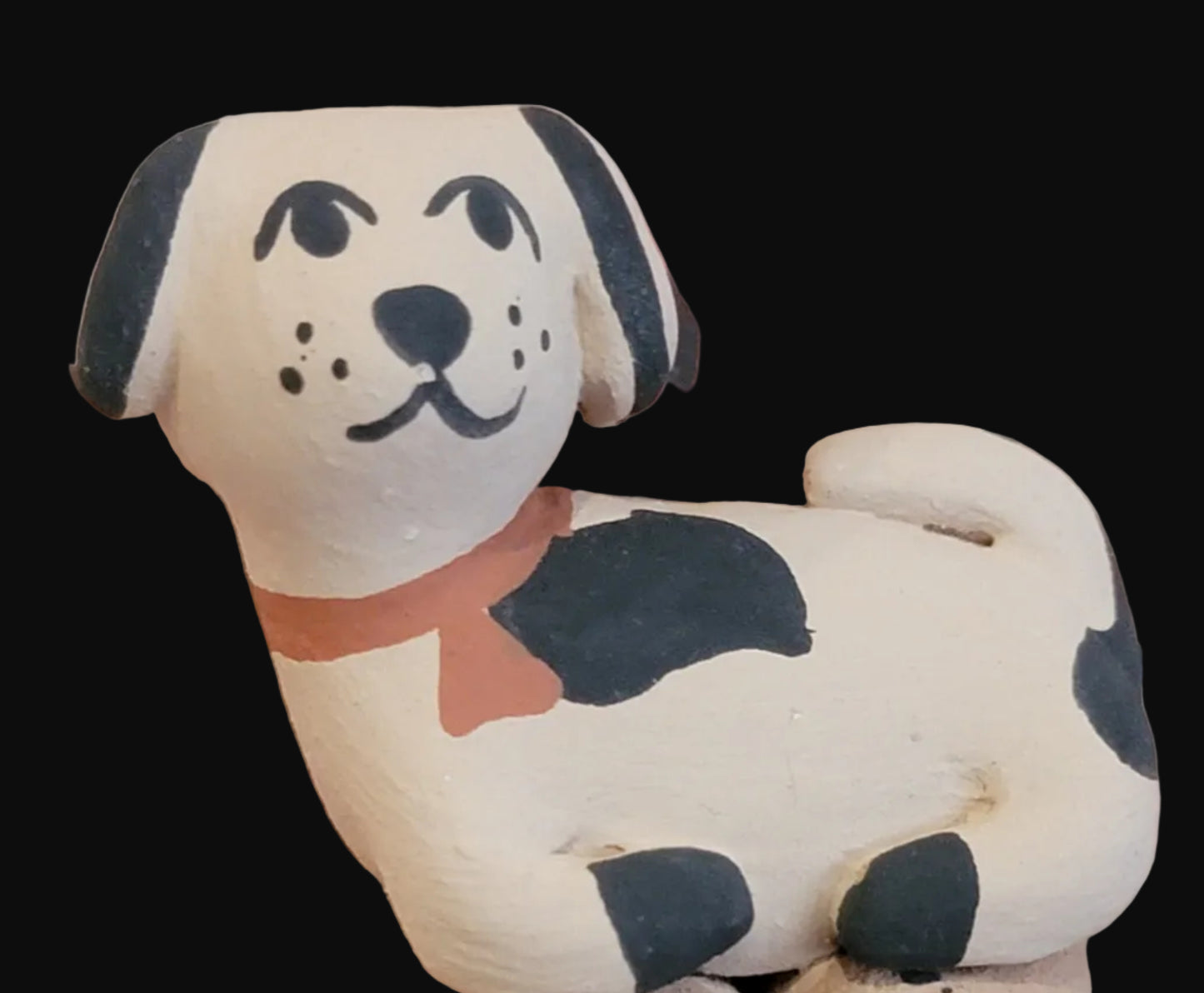 Cute Dog w/Pups Jemez Pueblo Pottery Storyteller