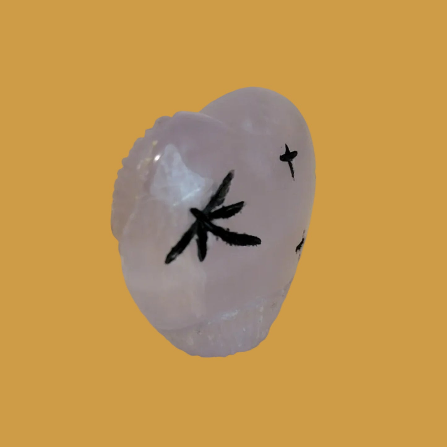 Pinkish/Pale Purple Fluorite Zuni Heart Shaped Maidens Zuni Fetish