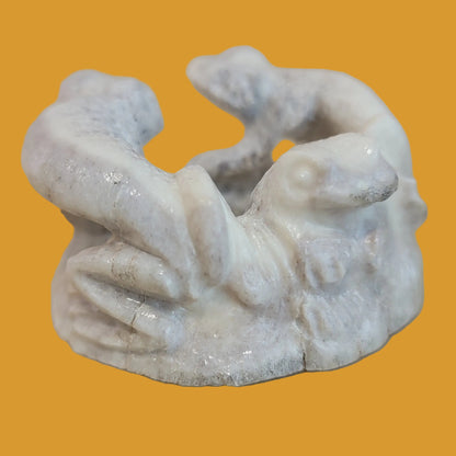 Antler Leap Frogs Circle Zuni Fetish