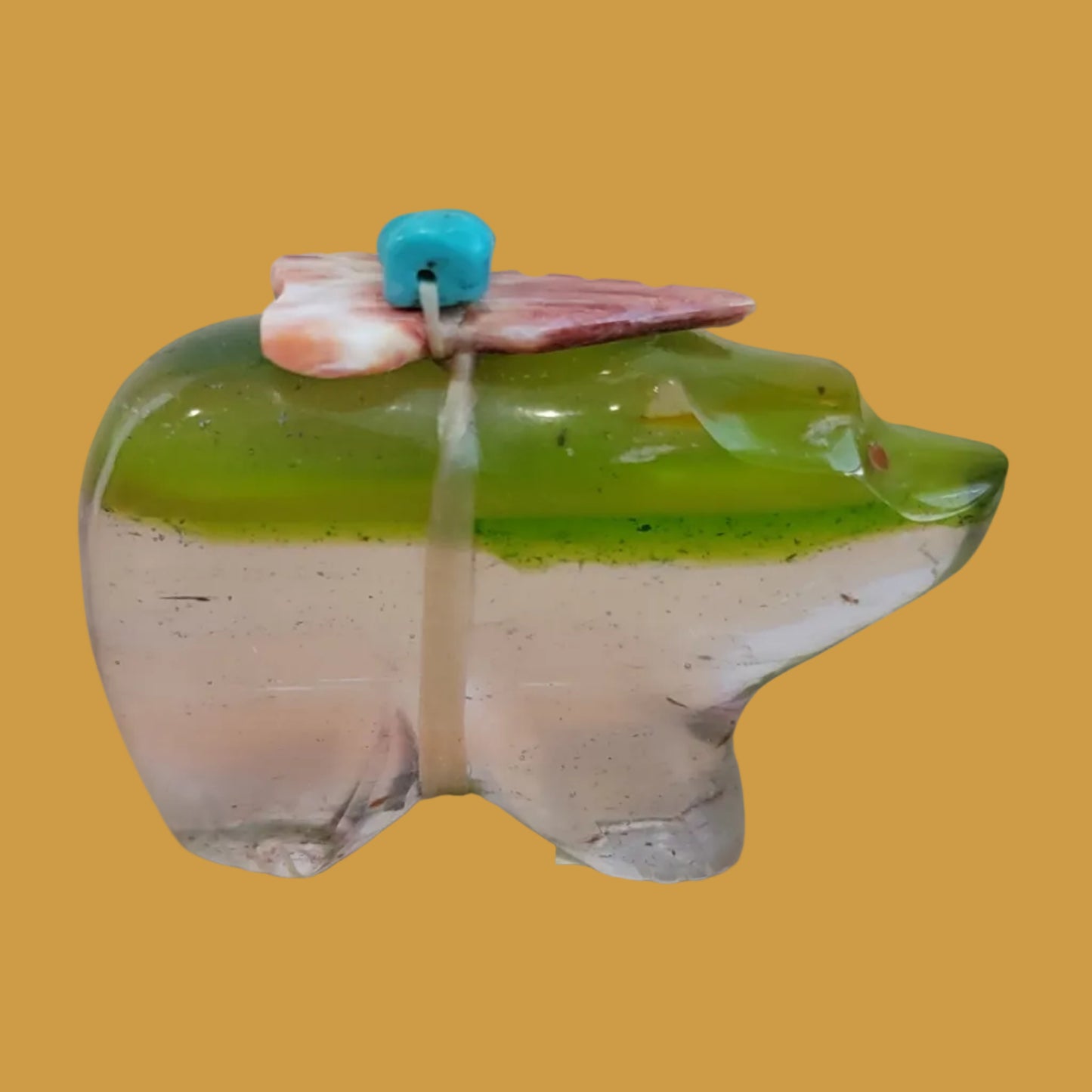 Pretty Surfite Zuni Fetish Bear