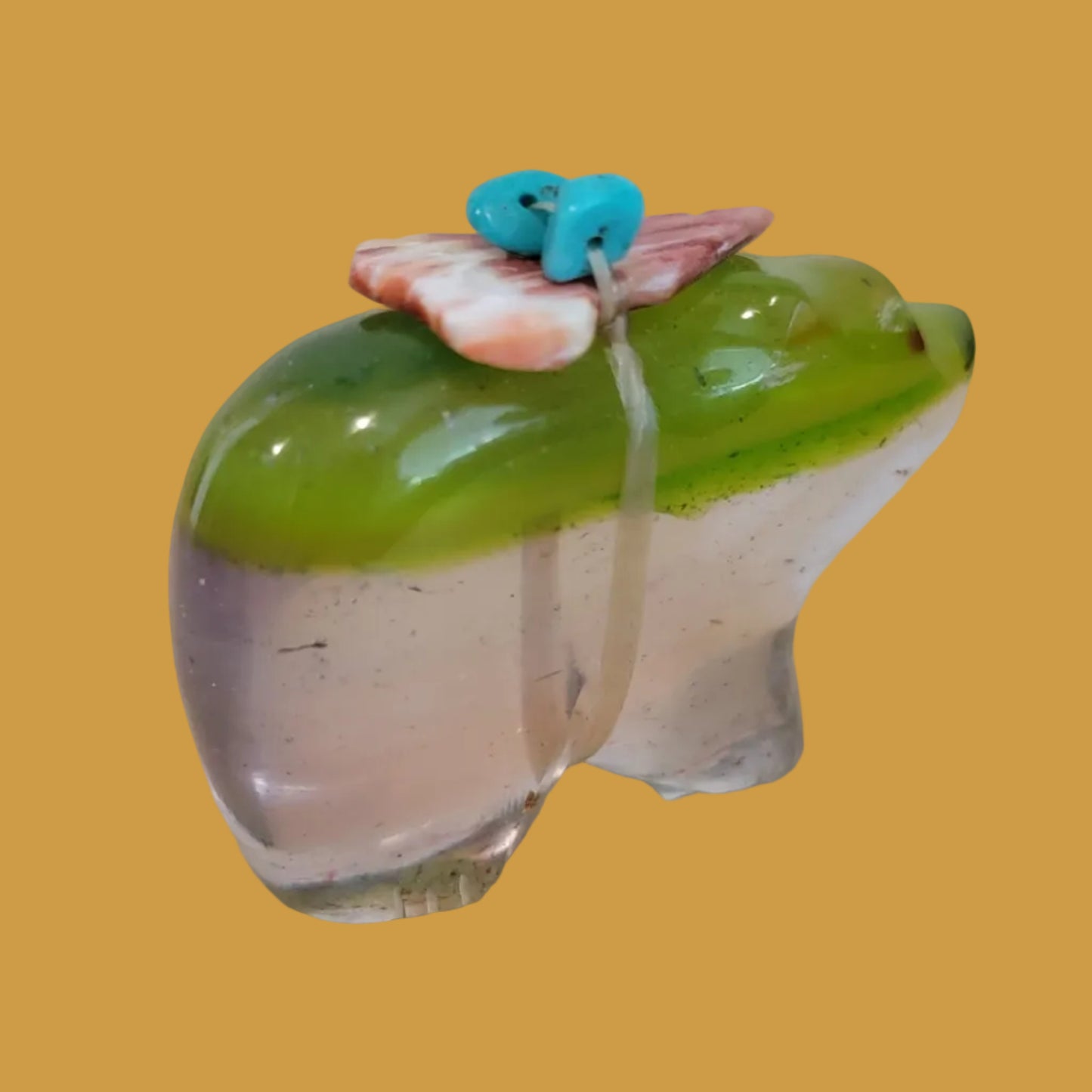Pretty Surfite Zuni Fetish Bear