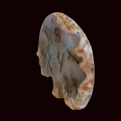 Dendritic Agate Zuni Fetish Medine Bear