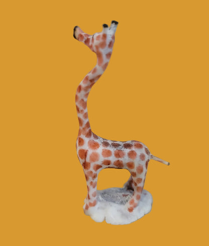 Delicate Long Necked Antler Giraffe Zuni Fetish