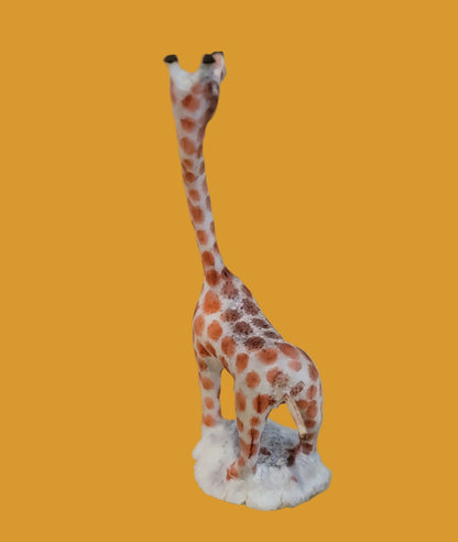 Delicate Long Necked Antler Giraffe Zuni Fetish