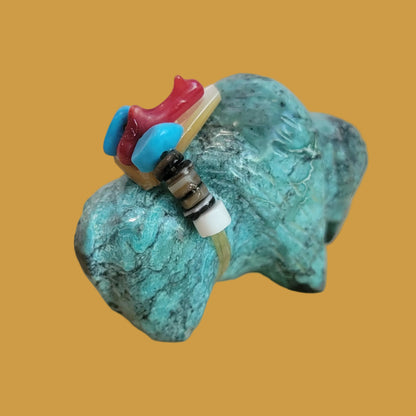 Turquoise Bison/Buffalo Zuni Fetish