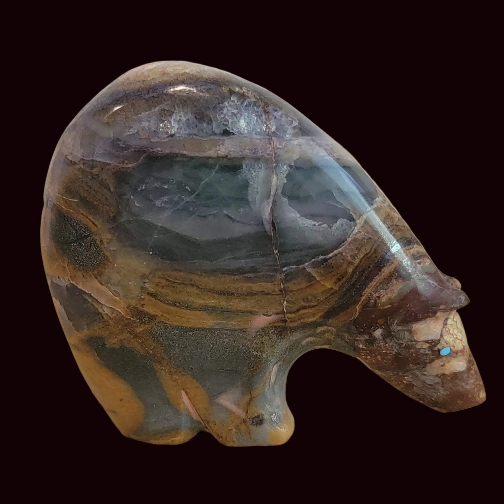 Large and Classic Zuni Spirit Stone Medicine Bear Zuni Fetish