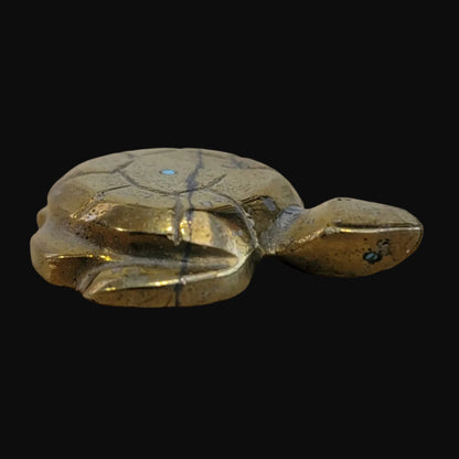 Pyrite Sea Tortoise Zuni Fetish