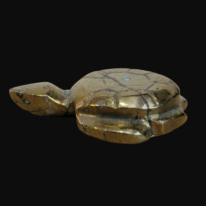 Pyrite Sea Tortoise Zuni Fetish