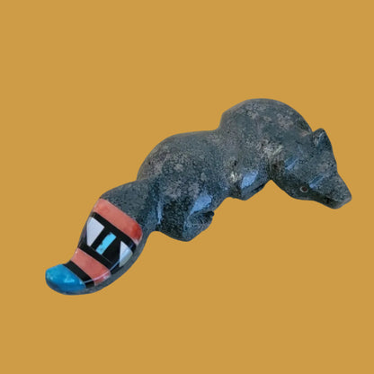 Steven Natachu Inlaid Tail Fox Zuni Fetish