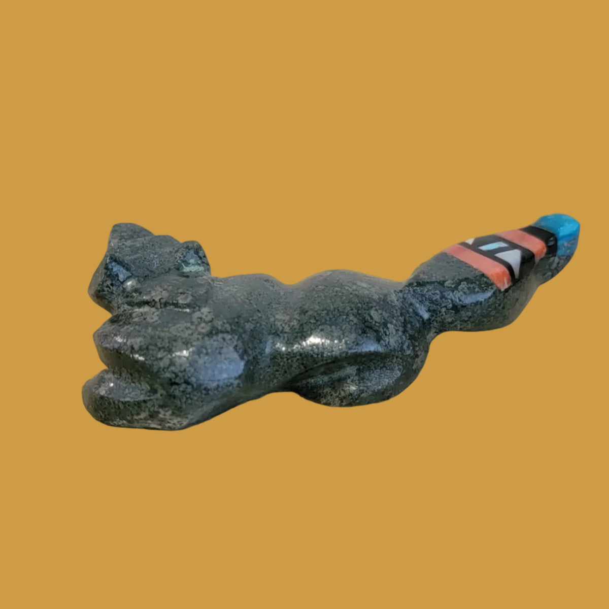 Steven Natachu Inlaid Tail Fox Zuni Fetish
