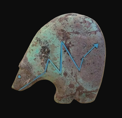 Classic Chrysocolla Zuni Medicine Bear Zuni Fetish